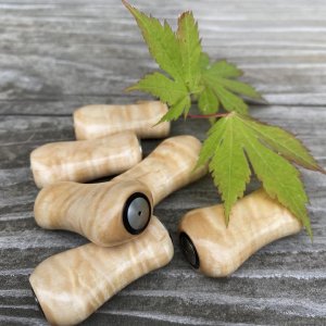 画像6: 【FHF】ウッド ハンドルノブ パドル形 楓 F-11