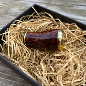 画像4: 【FHF】ウッド ハンドルノブ 丸形 ローズウッド F-16