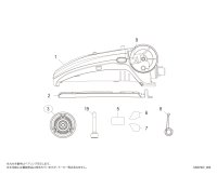 【シマノ純正お取り寄せパーツ：納期1ヶ月】17-20レイクマスターCT-T ダークレッド　商品コード：042668