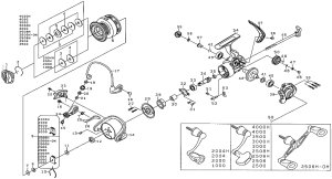 画像1: 【ダイワ純正お取り寄せパーツ：納期1ヶ月】16クレスト 2004　製品コード：00050510