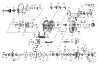 【ダイワ純正お取り寄せパーツ：納期1ヶ月】24タトゥーラ TW 100　製品コード：00630160