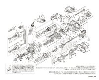 【シマノ純正お取り寄せパーツ：納期1ヶ月】20フォースマスター 601DH　商品コード：041562