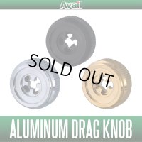 【Avail/アベイル】ABU アルミドラグノブ カーディナル3用 TYPE3【DNOB-CD3-3】