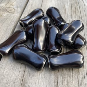 画像4: 【FHF】ウッド ハンドルノブ パドル形 黒檀 F-09