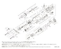 【シマノ純正お取り寄せパーツ：納期1ヶ月】24カルカッタコンクエスト シャローエディション 31HG LEFT　商品コード：046741