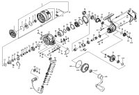 【ダイワ純正お取り寄せパーツ：納期1ヶ月】23エアリティ ST SF2000SS-P　製品コード：00061242