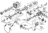 【ダイワ純正お取り寄せパーツ：納期1ヶ月】16キャタリナ 4500H　製品コード：00059585