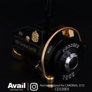 画像5: 【Avail/アベイル】ABU Cardinal3シリーズ用 アルミスプール【CD320EX, CD340EX】