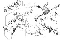 【ダイワ純正お取り寄せパーツ：納期1ヶ月】09エメラルダス 2506W　製品コード：00055922