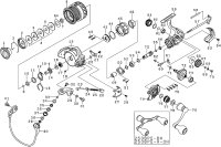 【ダイワ純正お取り寄せパーツ：納期1ヶ月】14エメラルダス MX 2508PE-DH　製品コード：00055982