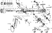 【ダイワ純正お取り寄せパーツ：納期1ヶ月】09エメラルダス コロッサル 2508RHW　製品コード：00055842