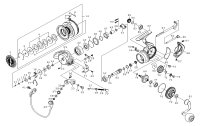 【ダイワ純正お取り寄せパーツ：納期1ヶ月】22カルディアSW 5000-CXH　製品コード：00065170