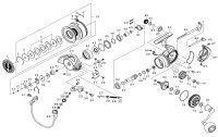 【ダイワ純正お取り寄せパーツ：納期1ヶ月】22カルディアSW 5000D-CXH　製品コード：00065050