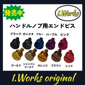 画像1: 【I.Works/アイワークス】ハンドルノブ用 カスタムスクリュー