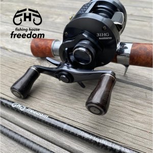 画像3: 【FHF】ウッド ハンドルノブ 丸形 黒檀 F-20