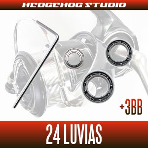画像2: 【ダイワ】24ルビアス LT2000S-P, LT2000S-H, LT2500S, LT2500S-XH, PC LT2500, PC LT2500-H, LT3000-H, PC LT3000, PC LT3000-XH, LT4000-XH, LT5000D-CXH, ST SF1000S-P, ST SF2000SS-P, ST SF2000SS-H, ST SF2500SS-H, ST LT2000S-P, ST LT2500S-XH【シングルハンドルモデル】用 MAX12BB フルベアリングチューニングキット