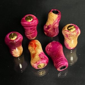 画像4: 【Pletry/プレトリー】スタビライズドウッド スモールゴォドノブ