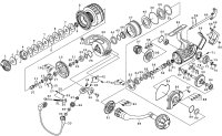 【ダイワ純正お取り寄せパーツ：納期1ヶ月】15ソルティガ 7000H-DF　製品コード：00059563