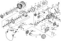 【ダイワ純正お取り寄せパーツ：納期1ヶ月】15ソルティガ 5000　製品コード：00059547