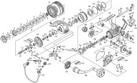 【ダイワ純正お取り寄せパーツ：納期1ヶ月】14ソルティガ 8000H-EXP　製品コード：00059537