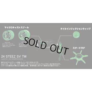 画像2: 【Avail/アベイル】24スティーズ SV TW100 カスタムキット（スプール, スタードラグ, オイルインジェクションキャップ3点セット）【24STZ24R, 24STZ39R】