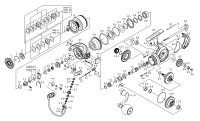 【ダイワ純正お取り寄せパーツ：納期1ヶ月】24セルテート SW 4000-XH 　製品コード：00065181