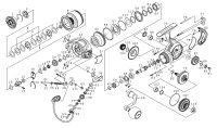 【ダイワ純正お取り寄せパーツ：納期1ヶ月】24セルテート SW 6000-H 　製品コード：00065184