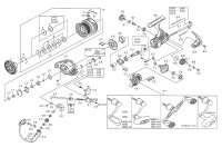 【ダイワ純正お取り寄せパーツ：納期1ヶ月】24レブロス LT4000-CXH 　製品コード：00066608