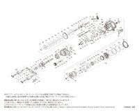 【シマノ純正お取り寄せパーツ：納期1ヶ月】24スコーピオン MD 300 301XG LEFT　商品コード：047151