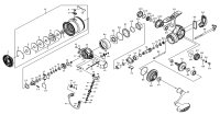 【ダイワ純正お取り寄せパーツ：納期1ヶ月】24ルビアス LT3000-H 　製品コード：00061217