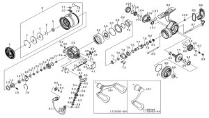 画像1: 【ダイワ純正お取り寄せパーツ：納期1ヶ月】24ルビアス LT2500S 　製品コード：00061212