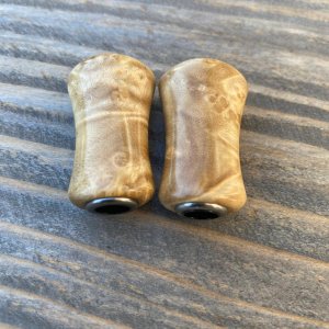 画像11: 【FHF】ウッド ハンドルノブ パドル形2 樟瘤杢 F-25