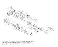 【シマノ純正お取り寄せパーツ：納期1ヶ月】25オシアコンクエスト CT 200HG RIGHT　商品コード：047700