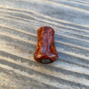 画像5: 【FHF】ウッド ハンドルノブ パドル形2 上杢花梨瘤 F-26