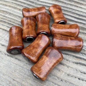 画像5: 【FHF】ウッド ハンドルノブ パドル形2 サペリマホガニー F-28