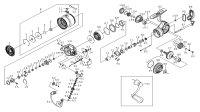 【ダイワ純正お取り寄せパーツ：納期1ヶ月】24ルビアス ST LT2500S-XH 　製品コード：00061235