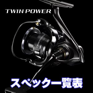 画像1: 【シマノ】24ツインパワー［TWIN POWER］シリーズ スペック一覧表