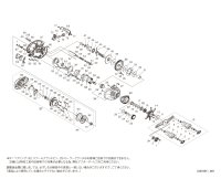 【シマノ純正お取り寄せパーツ：納期1ヶ月】25アルデバラン DC 30XG RIGHT　商品コード：047854