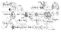 【ダイワ純正お取り寄せパーツ：納期1ヶ月】25紅牙 IC 150HL-C　製品コード：00631575
