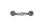 画像3: 【DRT VARIAL】VARIAL p.c.d CUSTOM REEL HANDLE 87mm, 95mm, 100mm #BLACK x WHITE (3)
