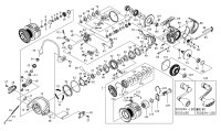 【ダイワ純正お取り寄せパーツ：納期1ヶ月】24インパルト 3000XH-LBD 　製品コード：00066018