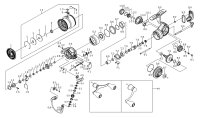【ダイワ純正お取り寄せパーツ：納期1ヶ月】25エメラルダス AIR LT2500S-DH　製品コード：00061321