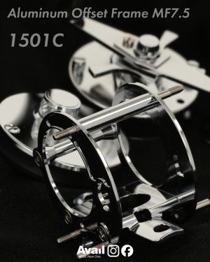 画像3: 【Avail/アベイル】ABU アルミオフセットフレーム MF7.5 アンバサダー1500C/1501C用（マシンカットフット）【AOF-MF75-1500C】【AOF-MF75-1501C】