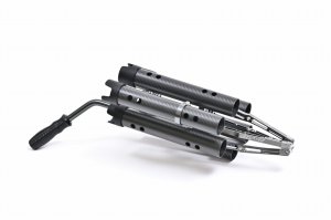 画像2: ★2025年モデル★【DLIVE/ドライブ】ロッドスタンド FORCE “フォース” マットカーボン ホルダー6本仕様 コンプリートパック