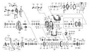 画像1: 【ダイワ純正お取り寄せパーツ：納期1ヶ月】25IM Z TW 100HL-C　製品コード：00630287