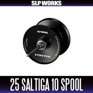 画像1: ★特価品10％OFF【ダイワ/SLP WORKS】SLPW 25SALTIGA（ソルティガ）10スプール ブラック【中サイズ送料】