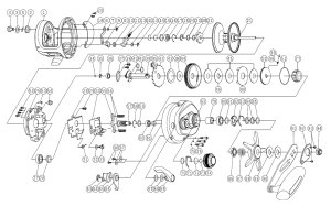 画像1: 【ダイワ純正お取り寄せパーツ:納期1ヶ月】25ソルティガ 10 製品コード:00631600