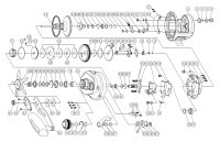 【ダイワ純正お取り寄せパーツ：納期1ヶ月】25ソルティガ 10L　製品コード：00631601