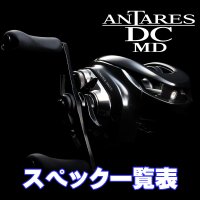 【シマノ】23アンタレス DC MD［ANTARES DC MD］シリーズ スペック一覧表