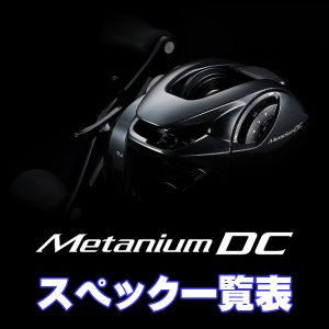 画像1: 【シマノ】24メタニウム DC［METANIUM DC］シリーズ スペック一覧表